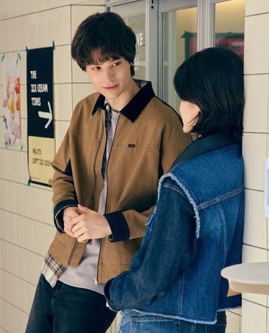  LEE - Áo khoác denim nam tay dài Modern Seasonal 