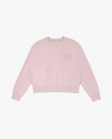  LEE - Áo sweatshirt nữ cổ tròn tay dài Modern Relax 