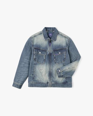  LEE - Áo khoác denim nam tay dài Indigo Comfort 