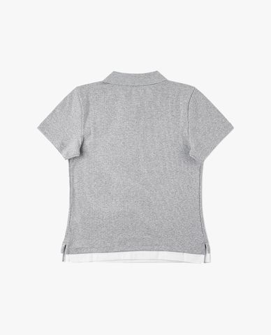  LEE - Áo polo nữ cổ bẻ tay ngắn phối viền 
