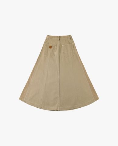  LEE - Chân váy chữ A midi phối túi Seasonal 