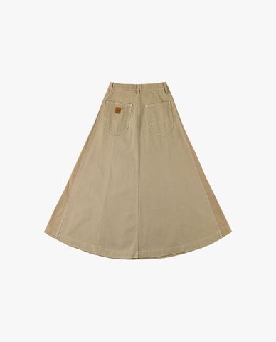  LEE - Chân váy chữ A midi phối túi Seasonal 