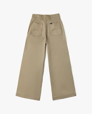  LEE - Quần nữ ống rộng phối dây thắt 