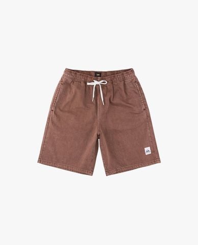 LEE - Quần short nam ống rộng phối dây rút 