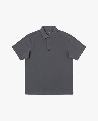  LEE - Áo polo nam cổ bẻ tay ngắn thêu logo 