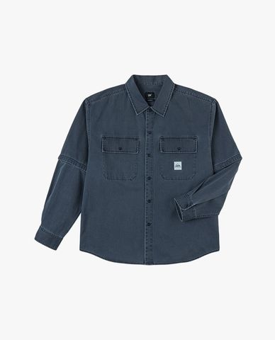  LEE - Áo sơ mi denim nam tay dài phối túi hộp 