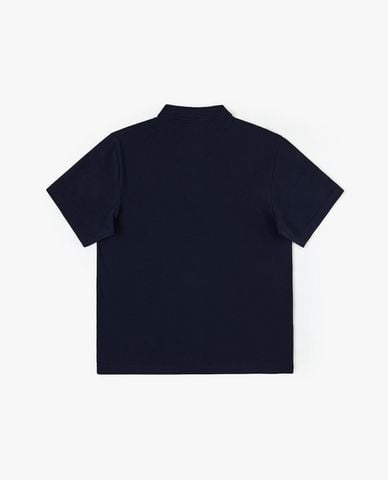 LEE - Áo polo nam cổ bẻ tay ngắn thêu logo 