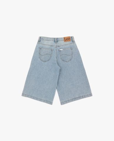  LEE - Quần short jeans nữ wash bạc 