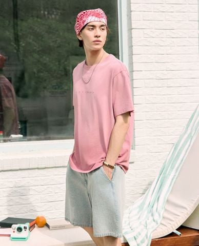  LEE - Quần short jeans nam túi hộp 