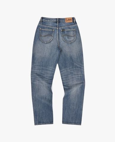  LEE - Quần jeans nữ ống đứng wash bạc 411 