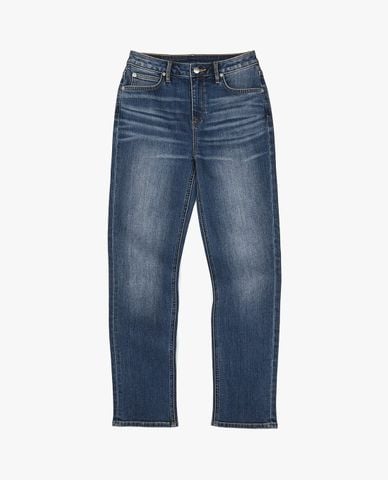  LEE - Quần jeans nữ ống đứng wash bạc 422 