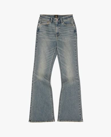  LEE - Quần jeans nữ ống loe wash bạc Modern 