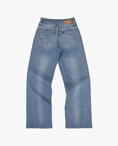 LEE - Quần jeans nữ ống đứng khuy đôi 428 