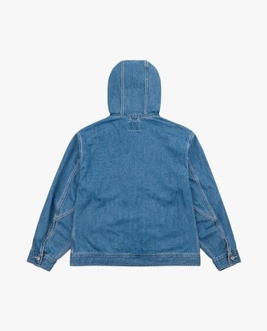  LEE - Áo khoác denim nam tay dài phối mũ 
