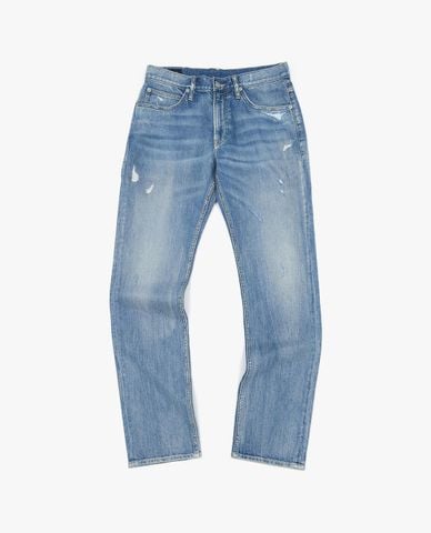  LEE - Quần jeans nam ống đứng wash bạc 