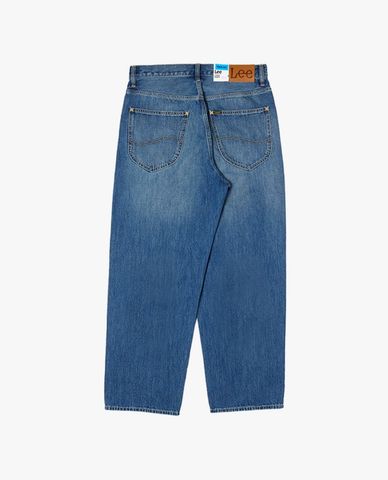  LEE - Quần jeans nam ống rộng wash bạc 