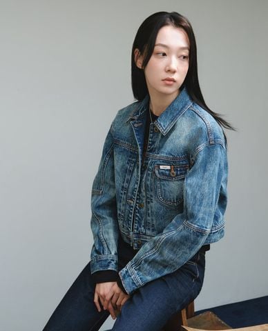  LEE - Áo khoác denim nữ 5 Years Wash Journey 101J Cowboy 