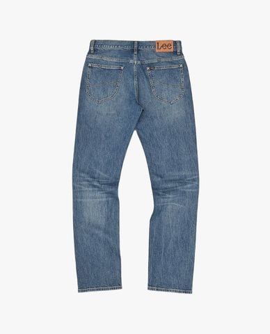  LEE - Quần jeans nam ống đứng wash bạc 