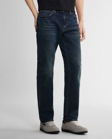  LEE - Quần jeans nam ống đứng wash bạc 