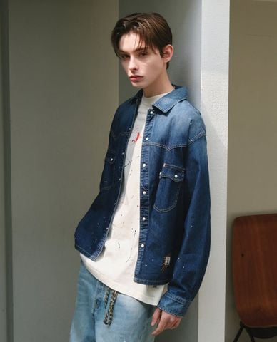  LEE - Áo khoác denim nam tay dài 101+ 