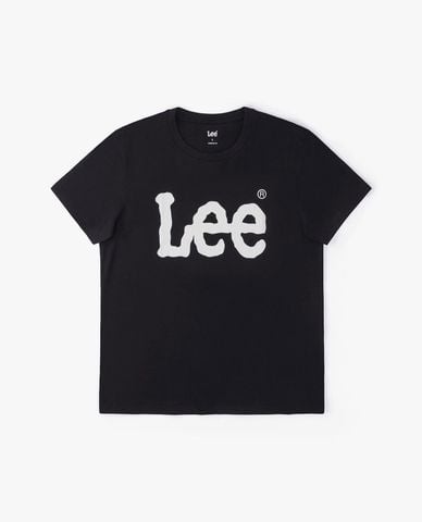  LEE - Áo thun nam cổ tròn tay ngắn phối logo 