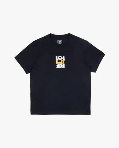  LEE - Áo thun nam cổ tròn tay ngắn in logo 101+ 