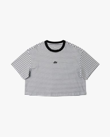  LEE - Áo croptop nữ cổ tròn tay ngắn Modern Seasonal 