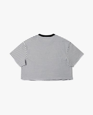  LEE - Áo croptop nữ cổ tròn tay ngắn Modern Seasonal 