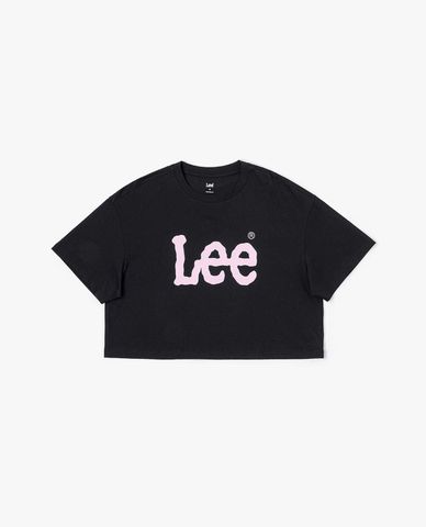  LEE - Áo croptop nữ cổ tròn tay ngắn Modern Seasonal 