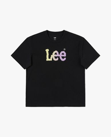  LEE - Áo thun nữ cổ tròn tay ngắn in logo 