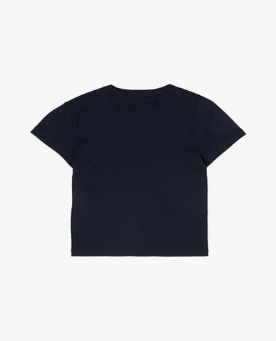 LEE - Áo croptop nữ cổ tròn tay ngắn 101+ 