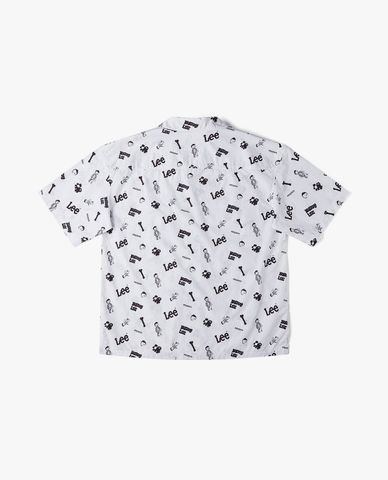  LEE - Áo sơ mi unisex cổ bẻ tay ngắn Mighty Jaxx Seasonal 