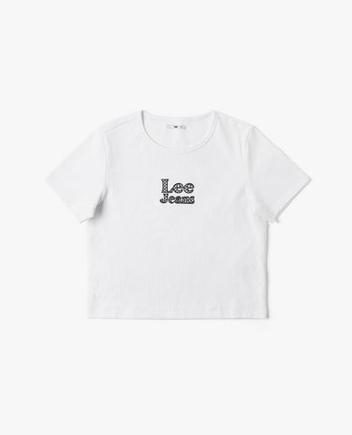  LEE - Áo croptop nữ cổ tròn tay ngắn Modern Regular 
