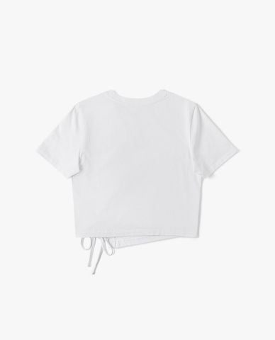  LEE - Áo croptop nữ cổ tròn tay ngắn Modern Seasonal 