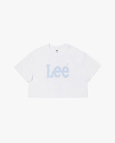  LEE - Áo croptop nữ cổ tròn tay ngắn Modern Seasonal 