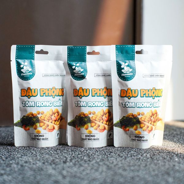 Đậu Phộng Tôm Rong Biển - Snack Ăn Vặt Giòn Béo