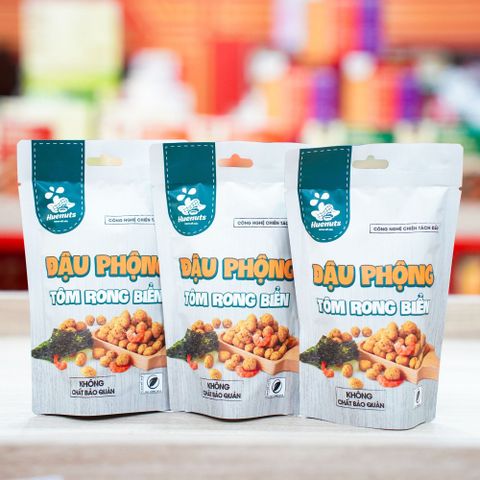 Đậu Phộng Tôm Rong Biển - Snack Ăn Vặt Giòn Béo