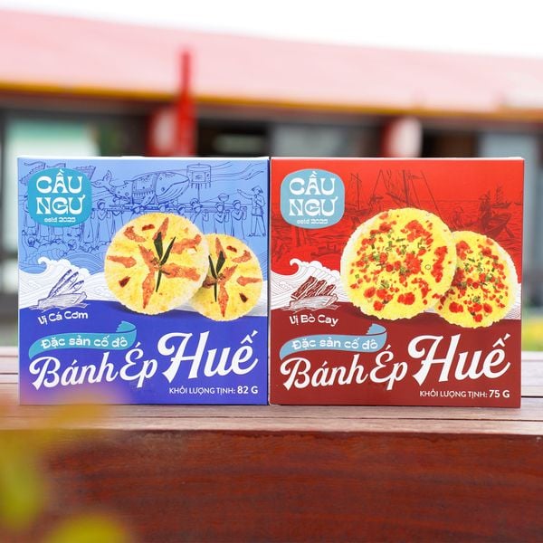 Bánh Ép Huế Cầu Ngư – Vị Bò Cay, Cá Cơm – Đặc Sản Huế