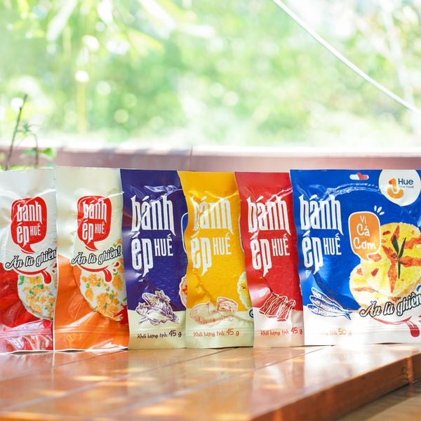 Bánh Ép Huế - Ăn Vặt Huế - Loại Gói, Mix 6 Vị