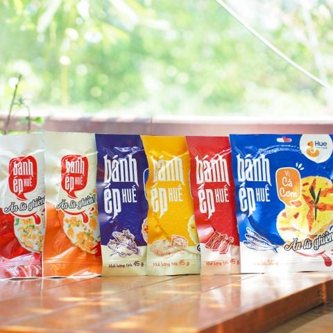 Bánh Ép Huế - Ăn Vặt Huế - Loại Gói, Mix 6 Vị