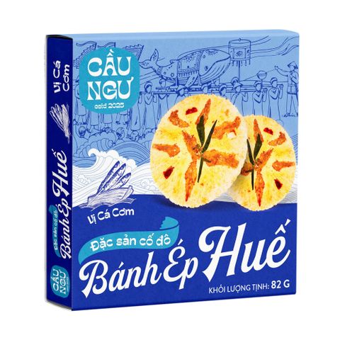 Bánh Ép Huế Cầu Ngư – Vị Bò Cay, Cá Cơm – Đặc Sản Huế