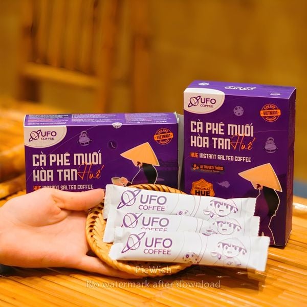 Cà phê muối Huế hòa tan - UFO Coffee