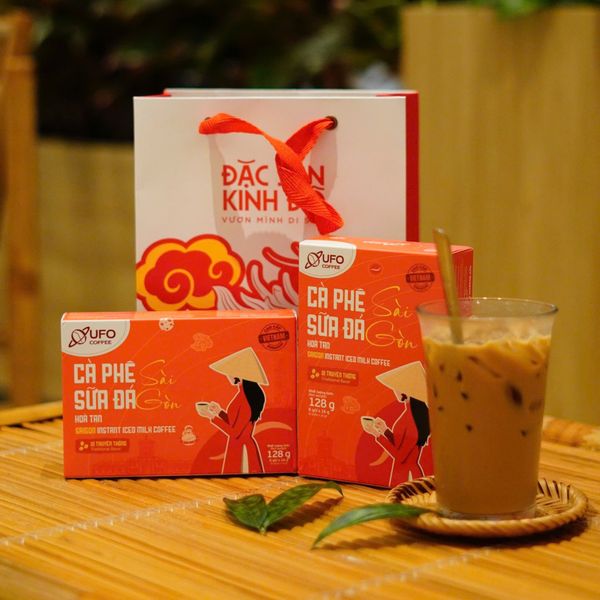 Cà phê sữa đá Sài Gòn hòa tan - UFO Coffee