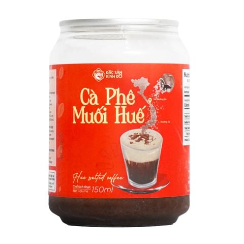 Cà Phê Muối Huế Đóng Lon Cấp Đông Sâu - Thơm Béo, Đậm Đà, Dễ Mang Đi