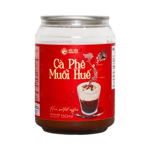 Cà Phê Muối Huế Đóng Lon - Thơm Béo, Đậm Đà, Dễ Mang Đi