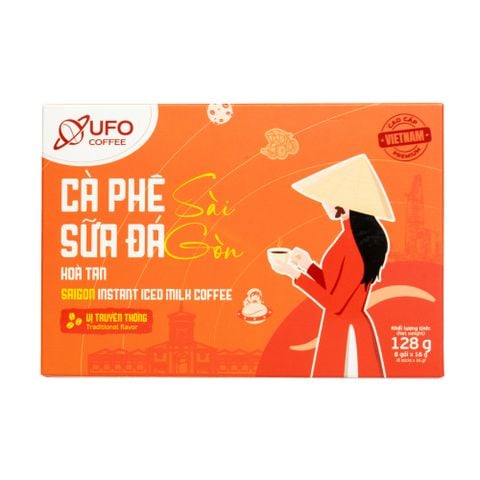 Cà phê sữa đá Sài Gòn hòa tan - UFO Coffee