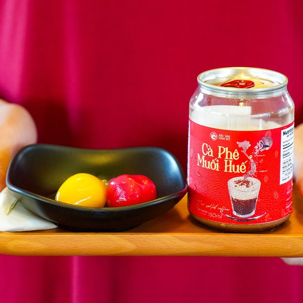 Cà Phê Muối Huế Đóng Lon - Thơm Béo, Đậm Đà, Dễ Mang Đi