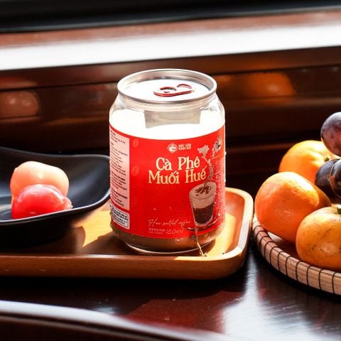 Cà Phê Muối Huế Đóng Lon - Thơm Béo, Đậm Đà, Dễ Mang Đi