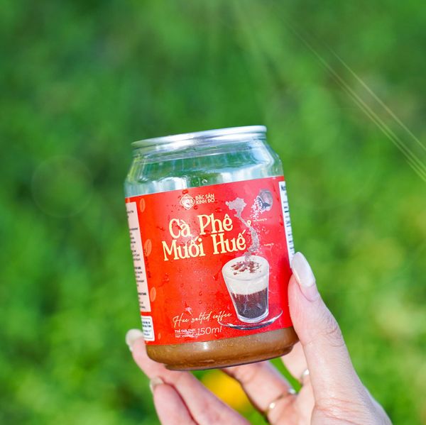 Cà Phê Muối Huế Đóng Lon Cấp Đông Sâu - Thơm Béo, Đậm Đà, Dễ Mang Đi