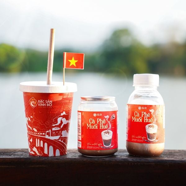 Cà Phê Muối Huế Đóng Lon Cấp Đông Sâu - Thơm Béo, Đậm Đà, Dễ Mang Đi
